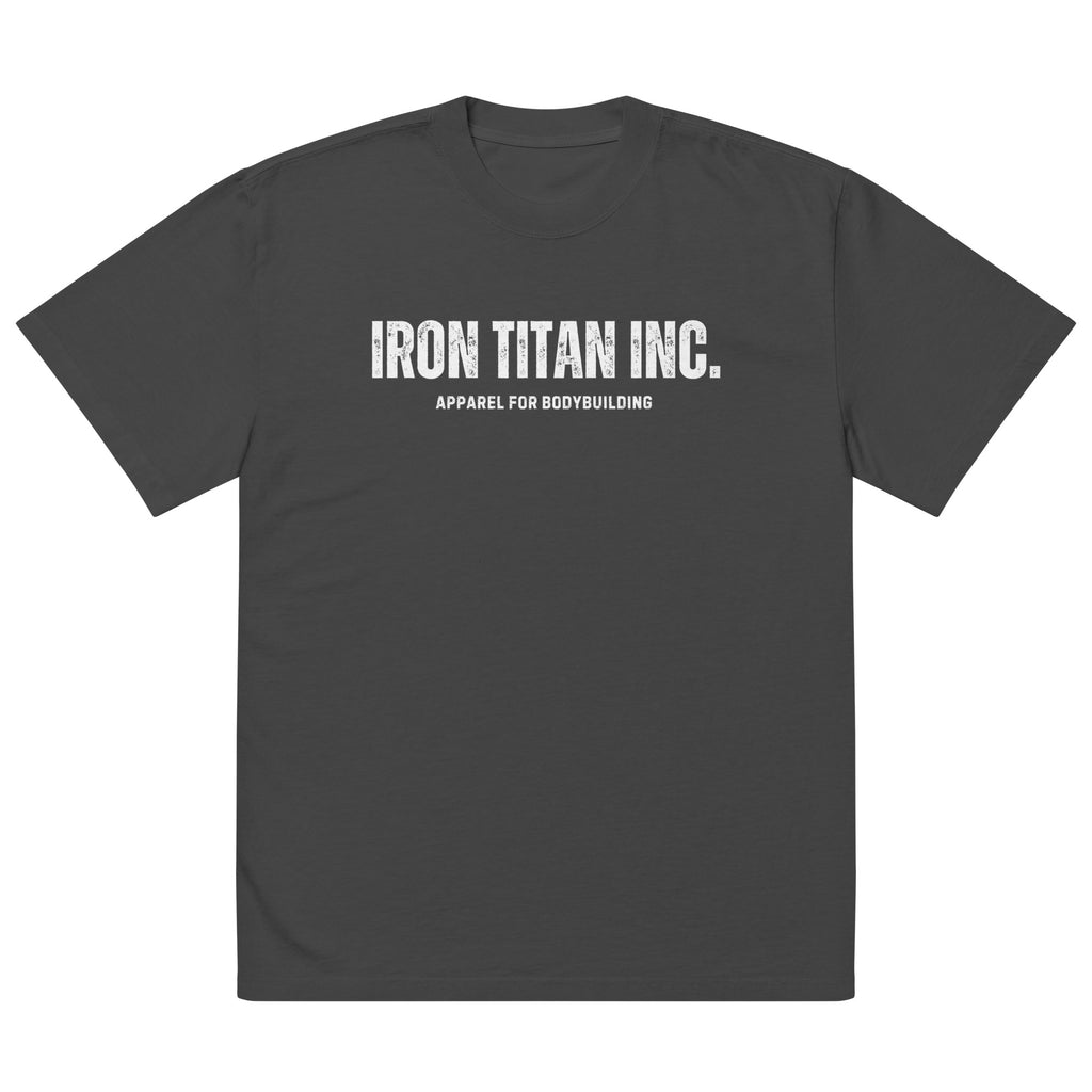 Oversized "Built Not Born" Faded T-shirt