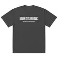 Oversized "Built Not Born" Faded T-shirt