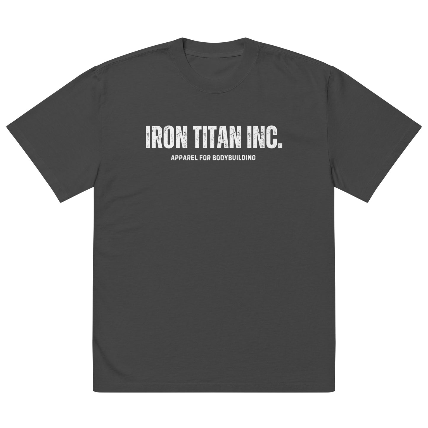 Oversized "Built Not Born" Faded T-shirt