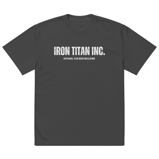 Oversized "Built Not Born" Faded T-shirt
