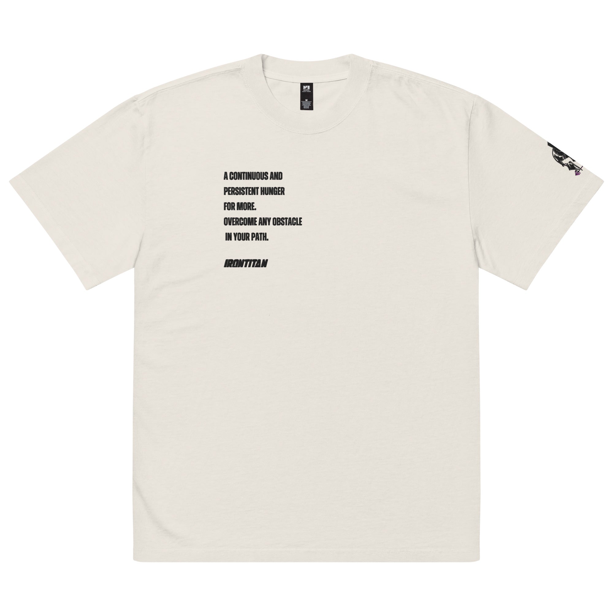 Oversized "Titan's Reign" Faded T-shirt