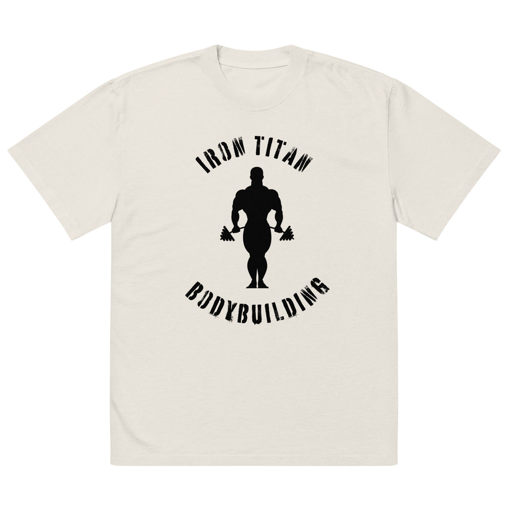 Oversized "IT Bodybuilding" Faded T-shirt