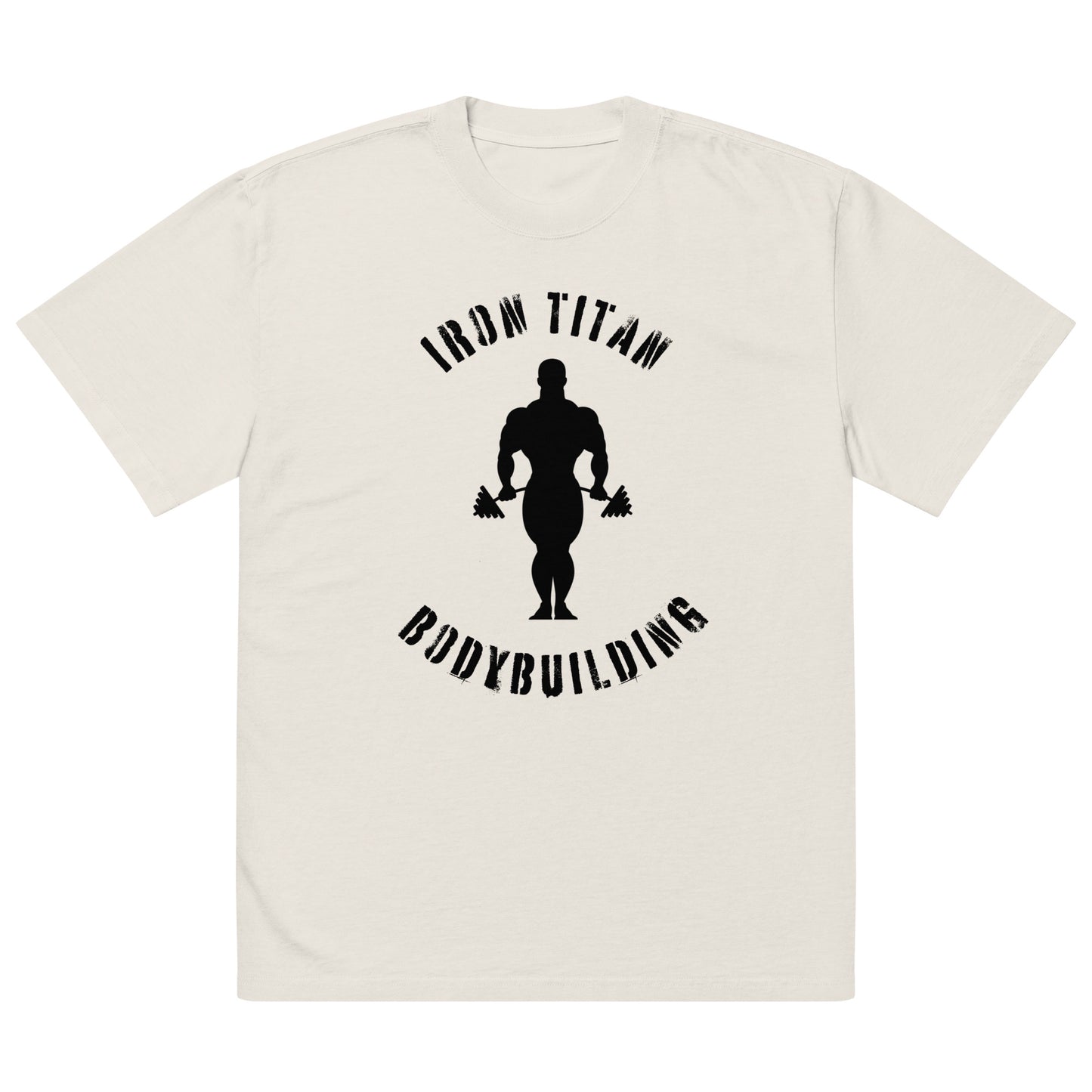 Oversized "IT Bodybuilding" Faded T-shirt