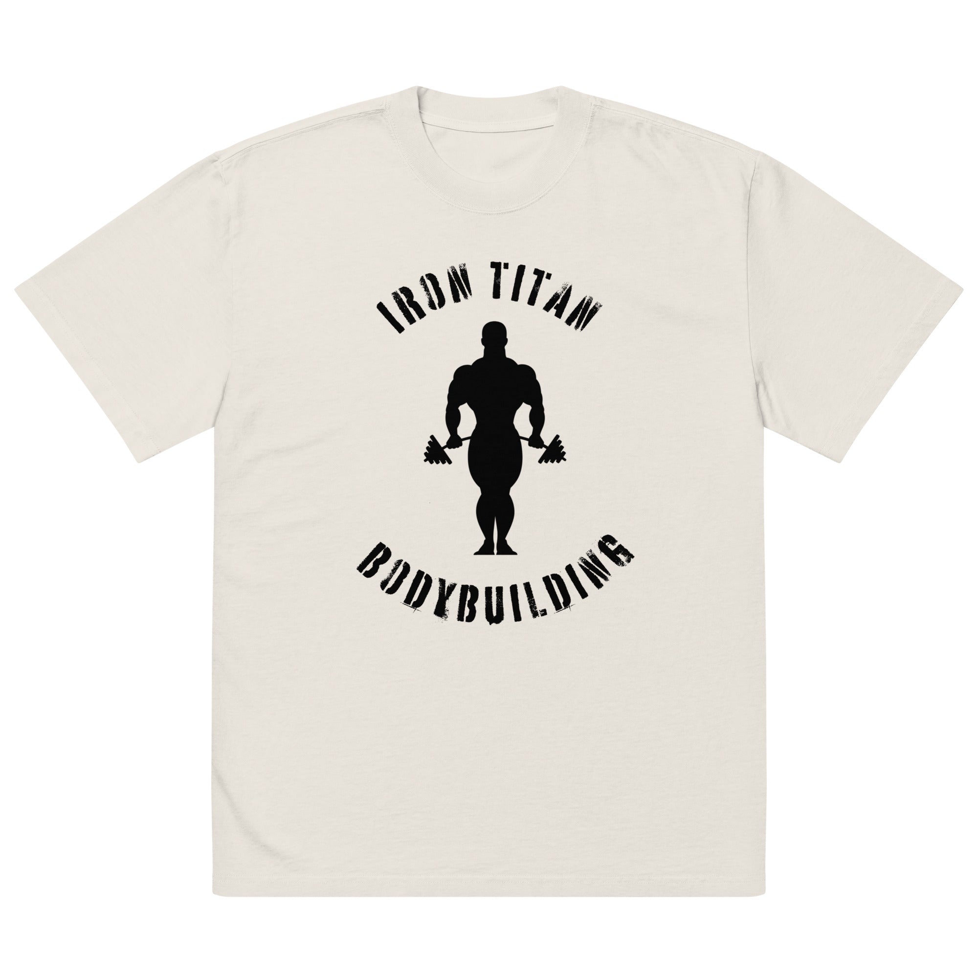 Oversized "IT Bodybuilding" Faded T-shirt