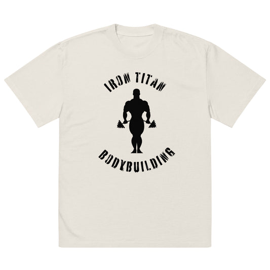 Oversized "IT Bodybuilding" Faded T-shirt