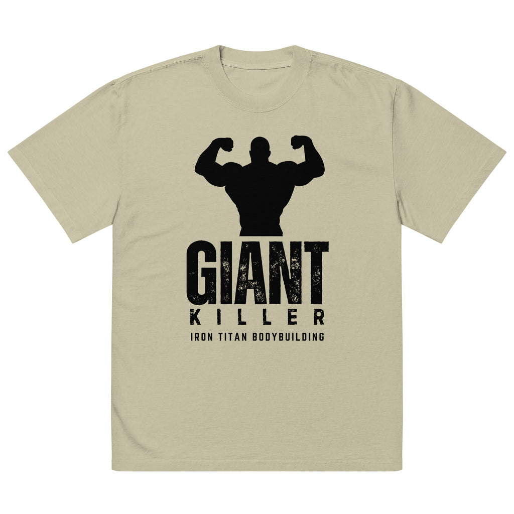 Oversized "Giant Killer" Faded T-shirt
