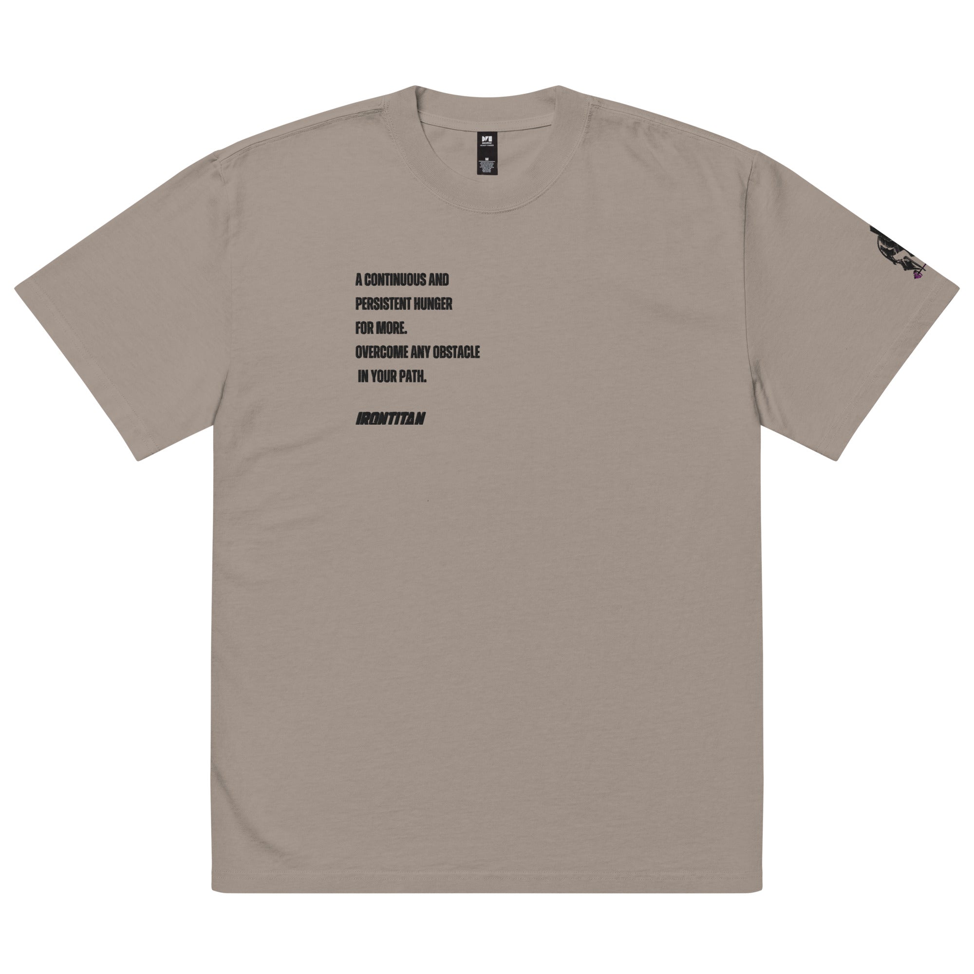 Oversized "Titan's Reign" Faded T-shirt