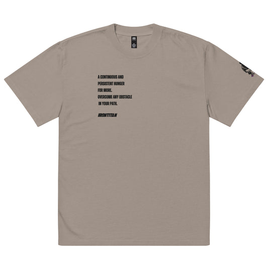 Oversized "Titan's Reign" Faded T-shirt