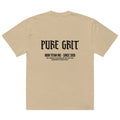 Oversized "PURE GRIT" Faded T-shirt