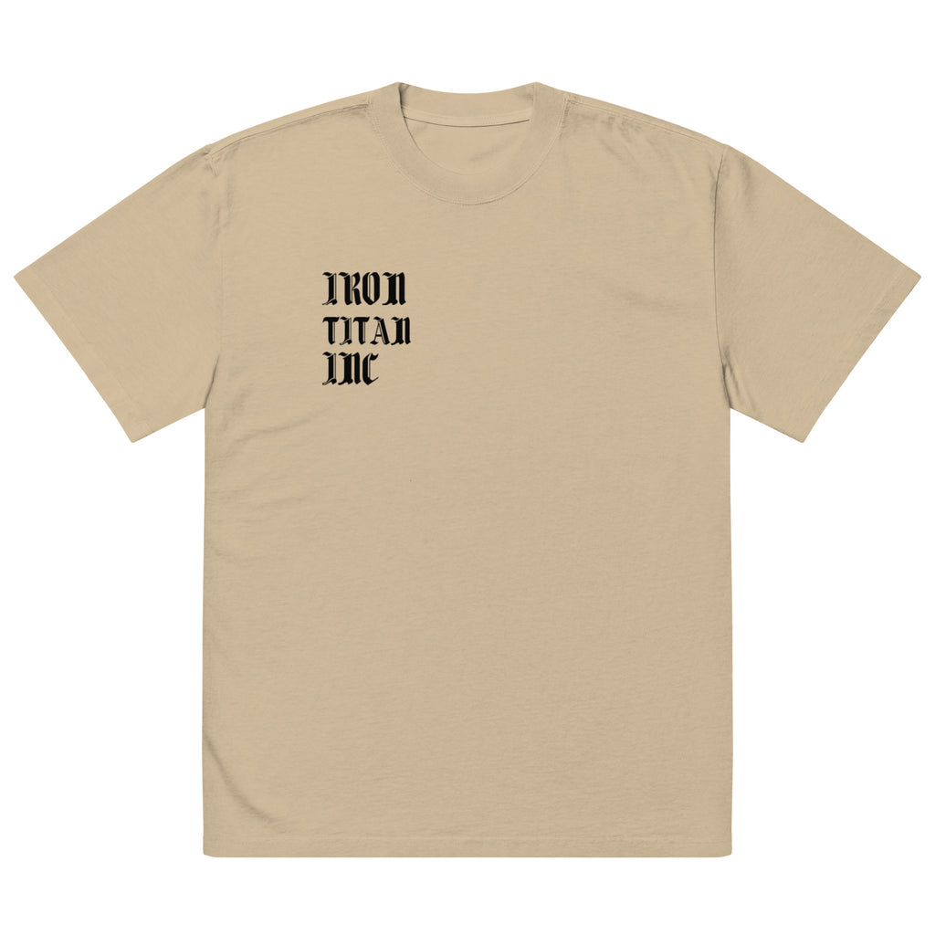 Oversized "PURE GRIT" Faded T-shirt