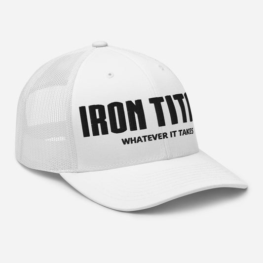 Whatever It Takes Trucker Cap (White)