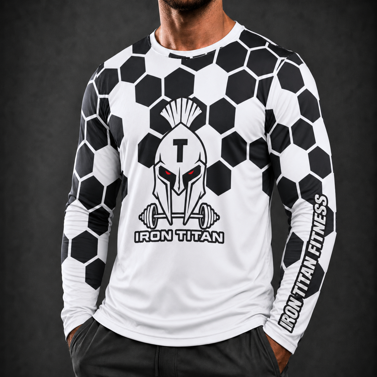Men's Hex Hive Lightweight Performance Longsleeve Tee
