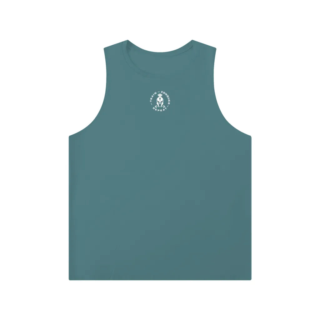 Men's Solid Color Crewneck Tank Top
