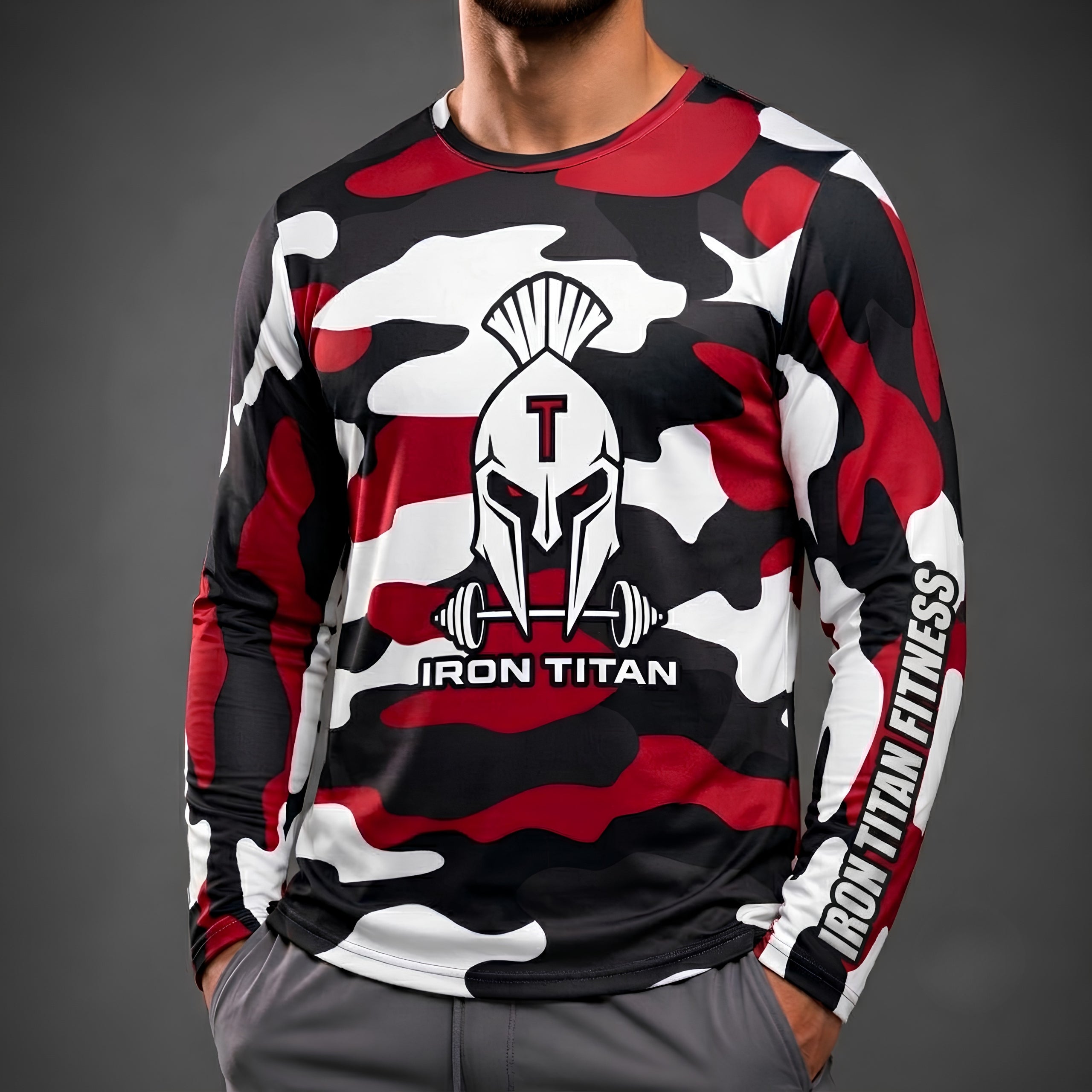 Men's Bloodline Camo Lightweight Performance Longsleeve Tee