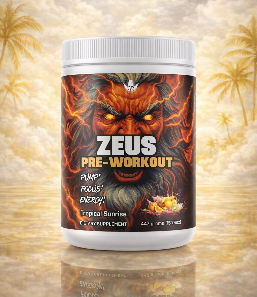 Zeus' Pre-workout (Tropical Sunrise/Piña colada)