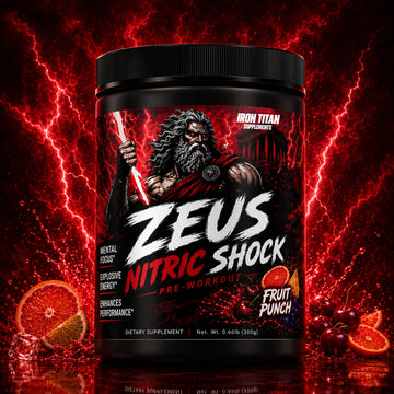 Zeus' Nitric Shock Pre-Workout Powder (Fruit Punch)
