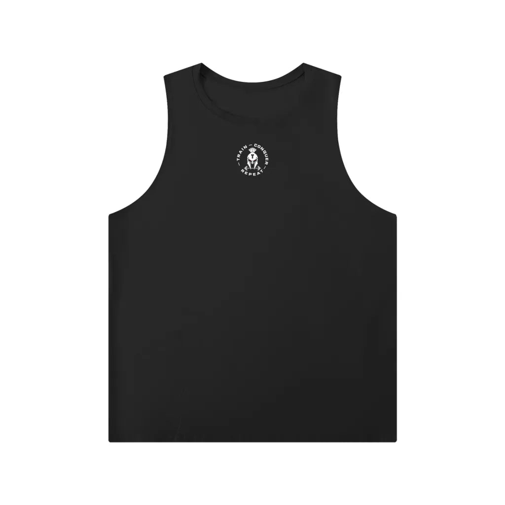 Men's Solid Color Crewneck Tank Top
