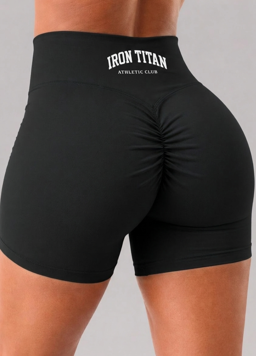 High-Waisted Blend Biker Shorts