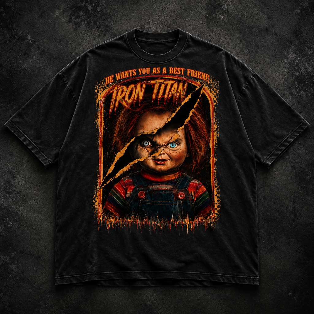 Oversized Toybox Terror Drop Shoulder T-Shirt