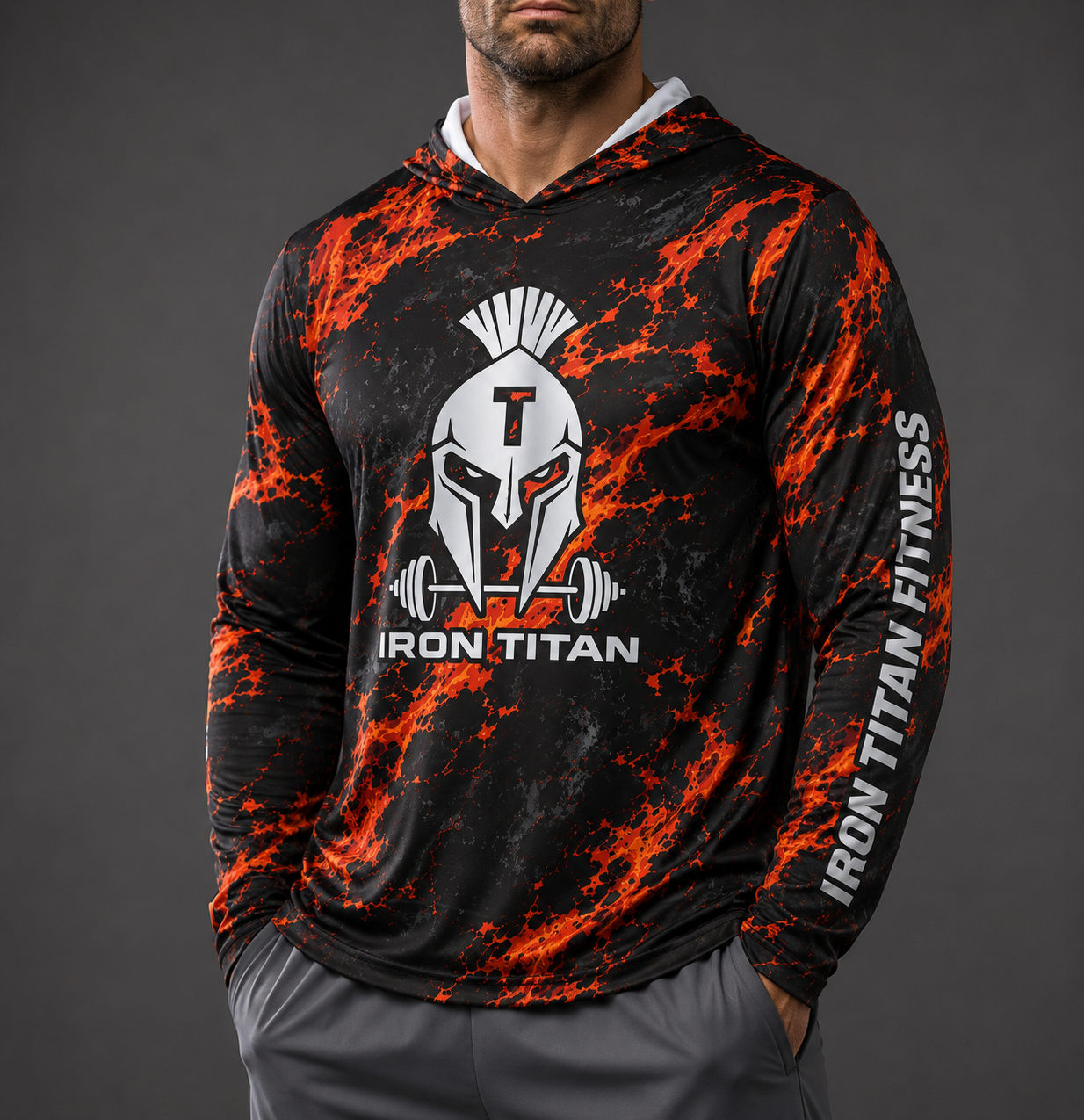 Men's Molten Lava Performance Hoodie