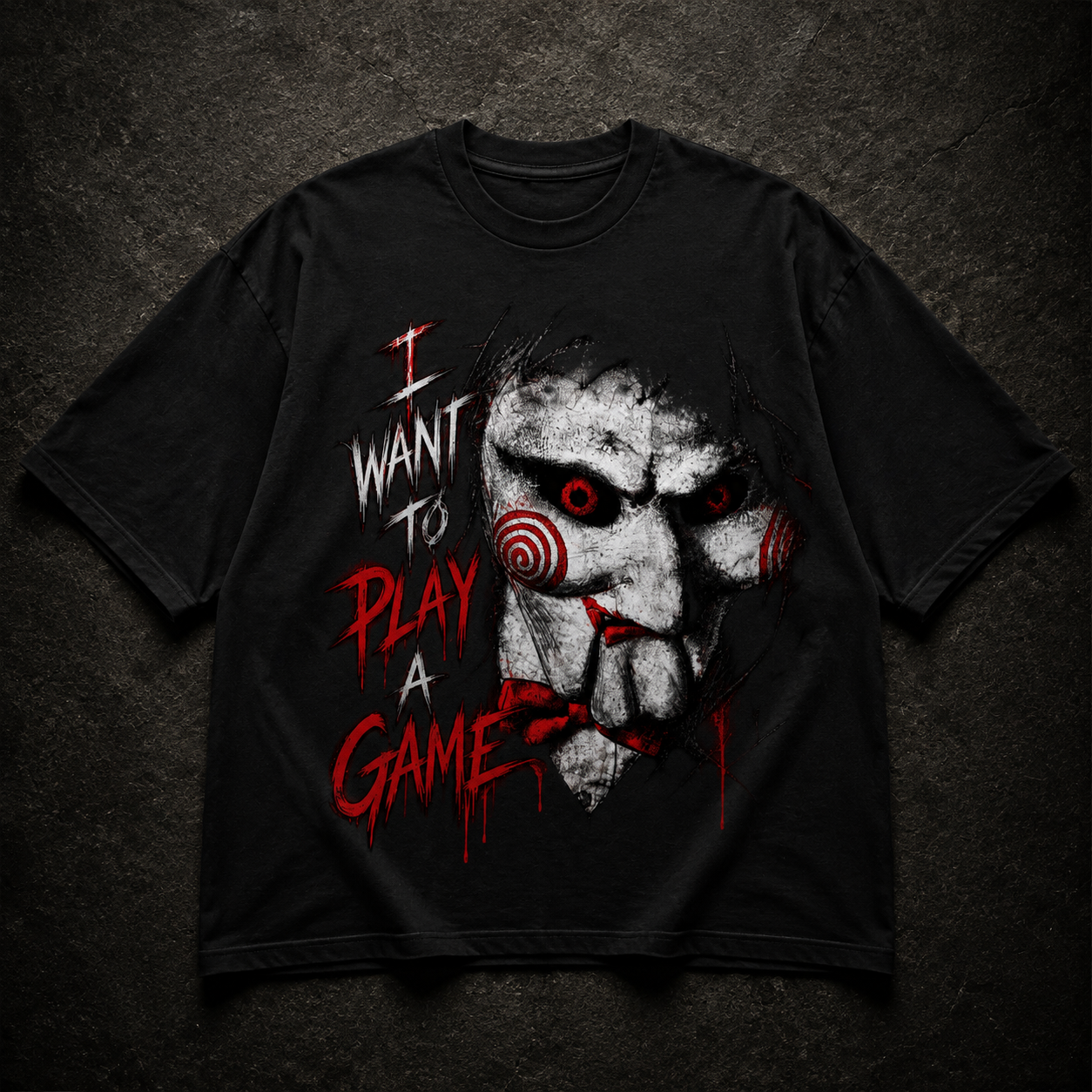 Oversized Game Over Drop Shoulder T-Shirt