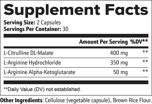 Ares' L-Citrulline & L-Arginine Stack