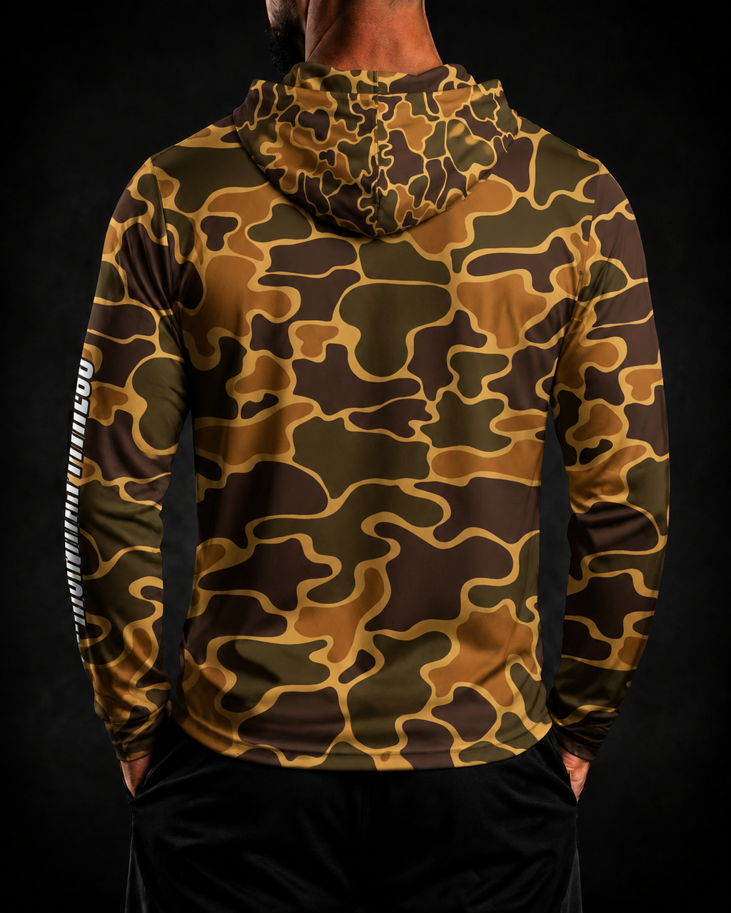 Men's Bearded Dragon Camo Performance Hoodie