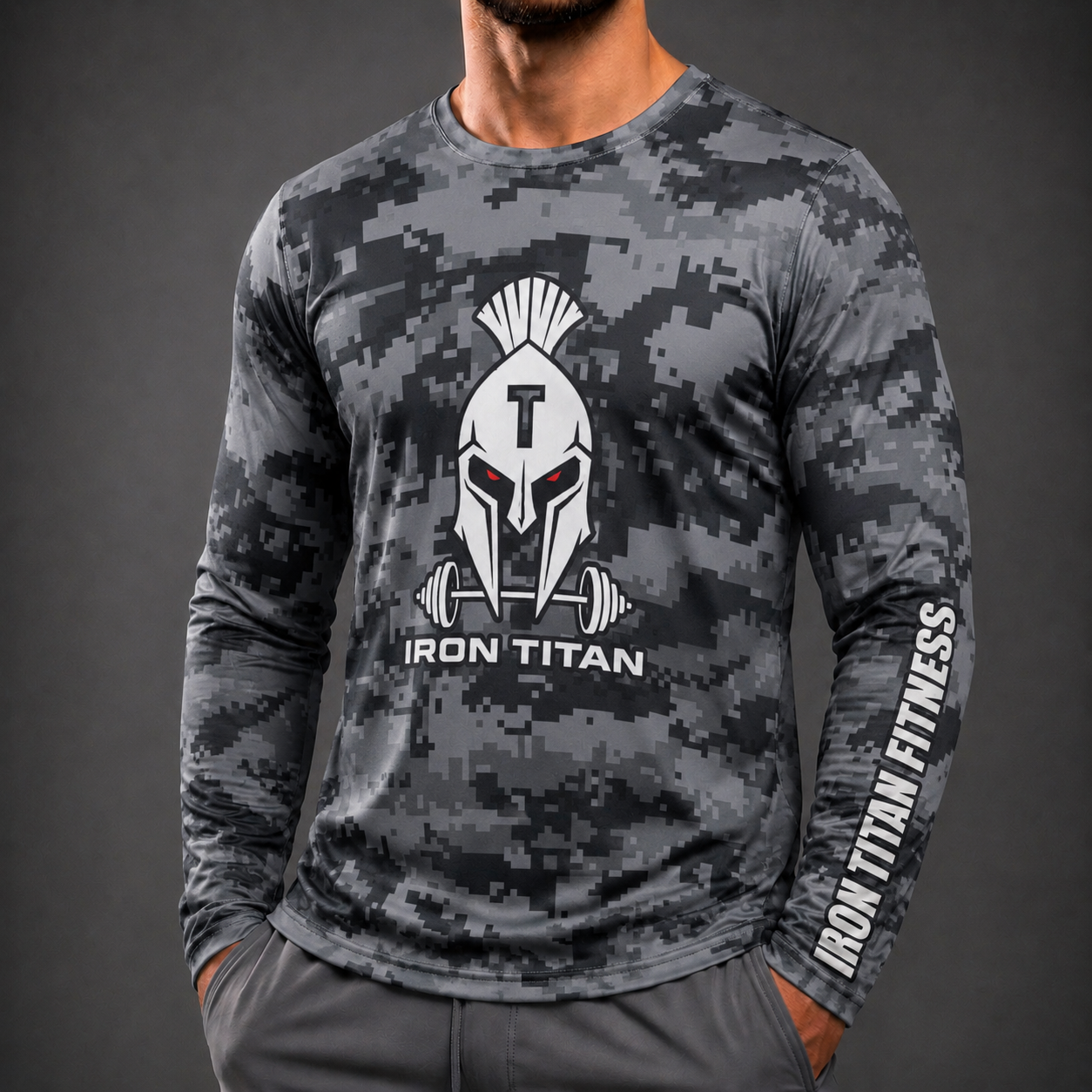 Men's Digital Phantom Lightweight Performance Longsleeve Tee