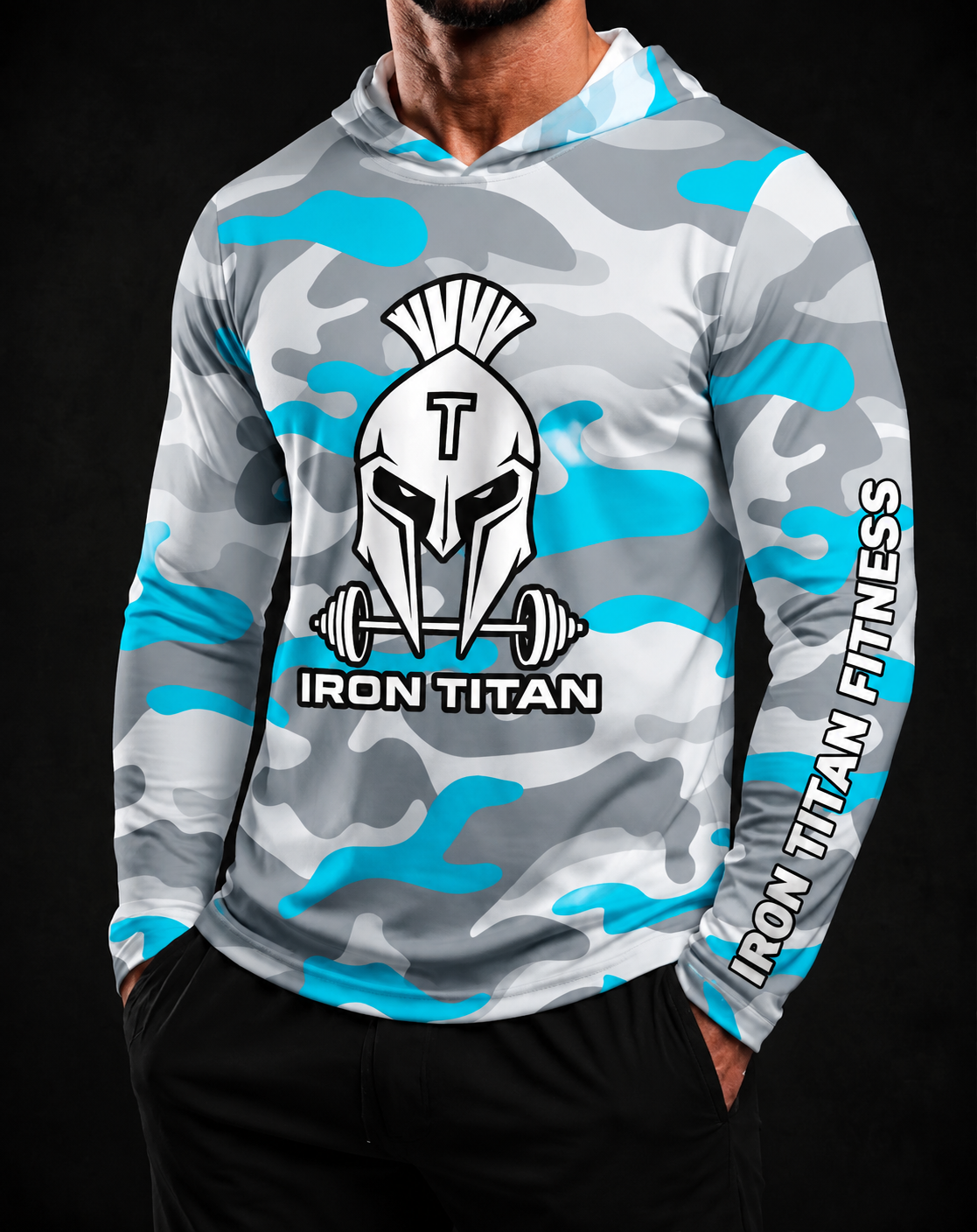 Men's Artic Camo Performance Hoodie