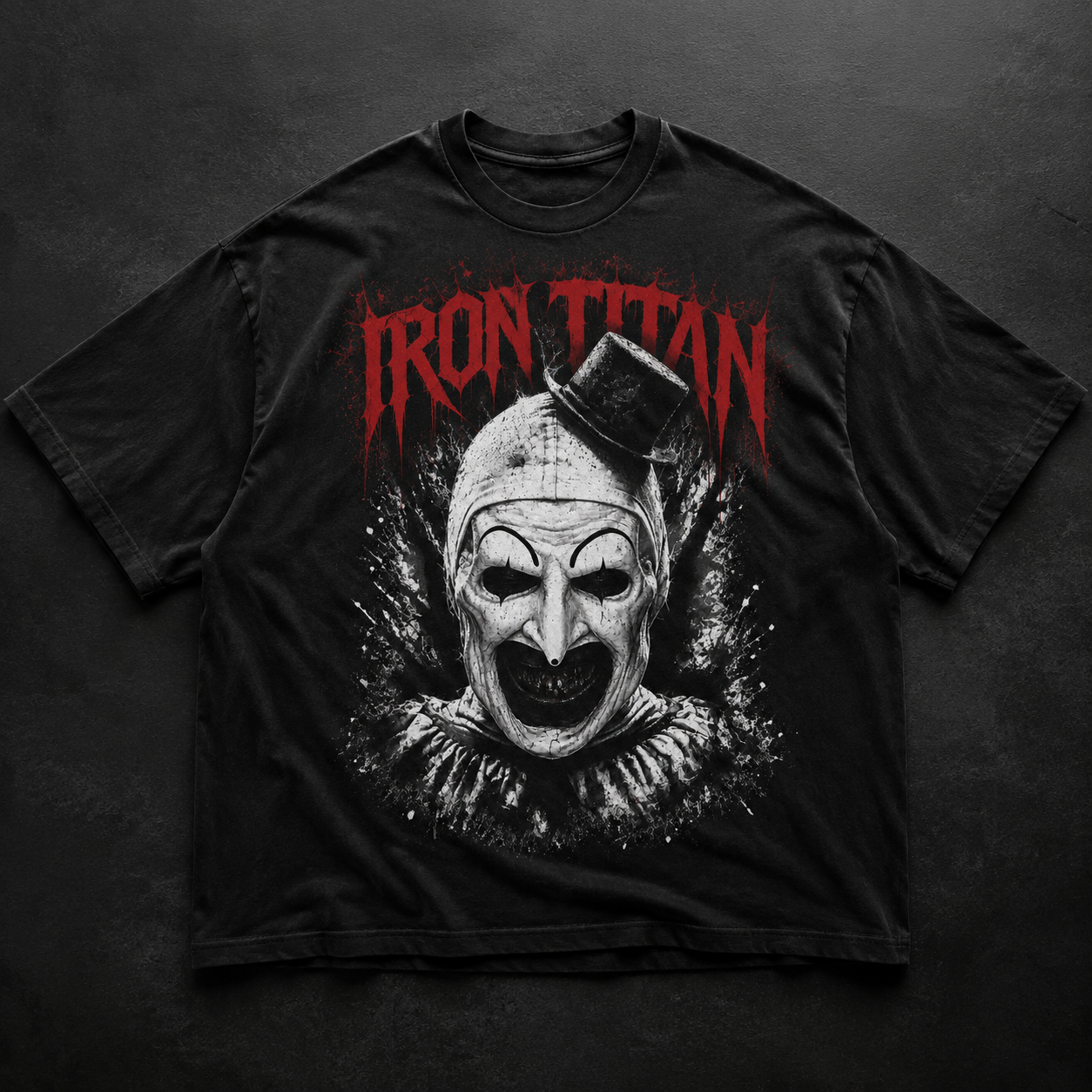 Oversized The Silent Jester Drop Shoulder T-Shirt