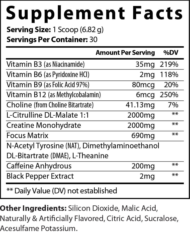 Hades' Pre-workout (Wicked Fruit)