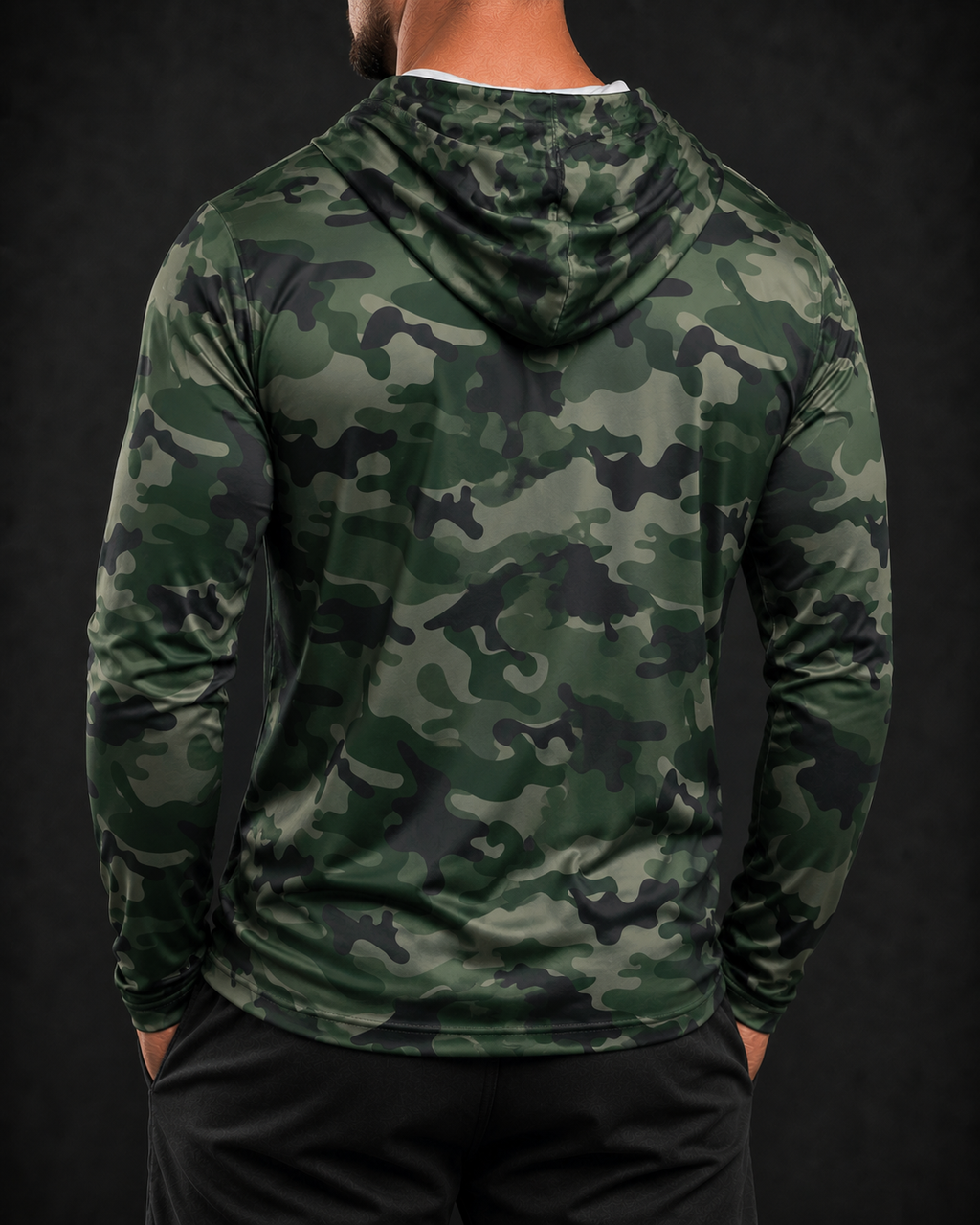 Men's Old School Camo Performance Hoodie
