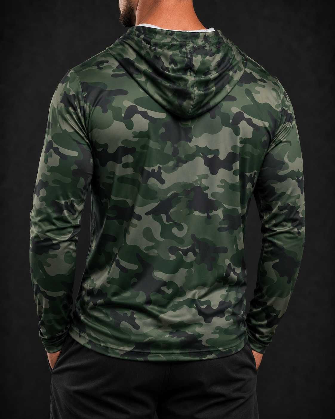 Men's Old School Camo Performance Hoodie