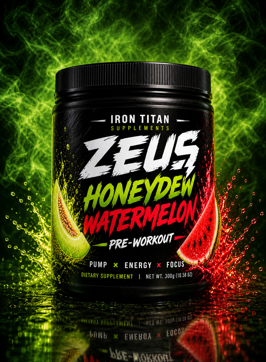 Zeus' Pre-workout (Honeydew Watermelon)