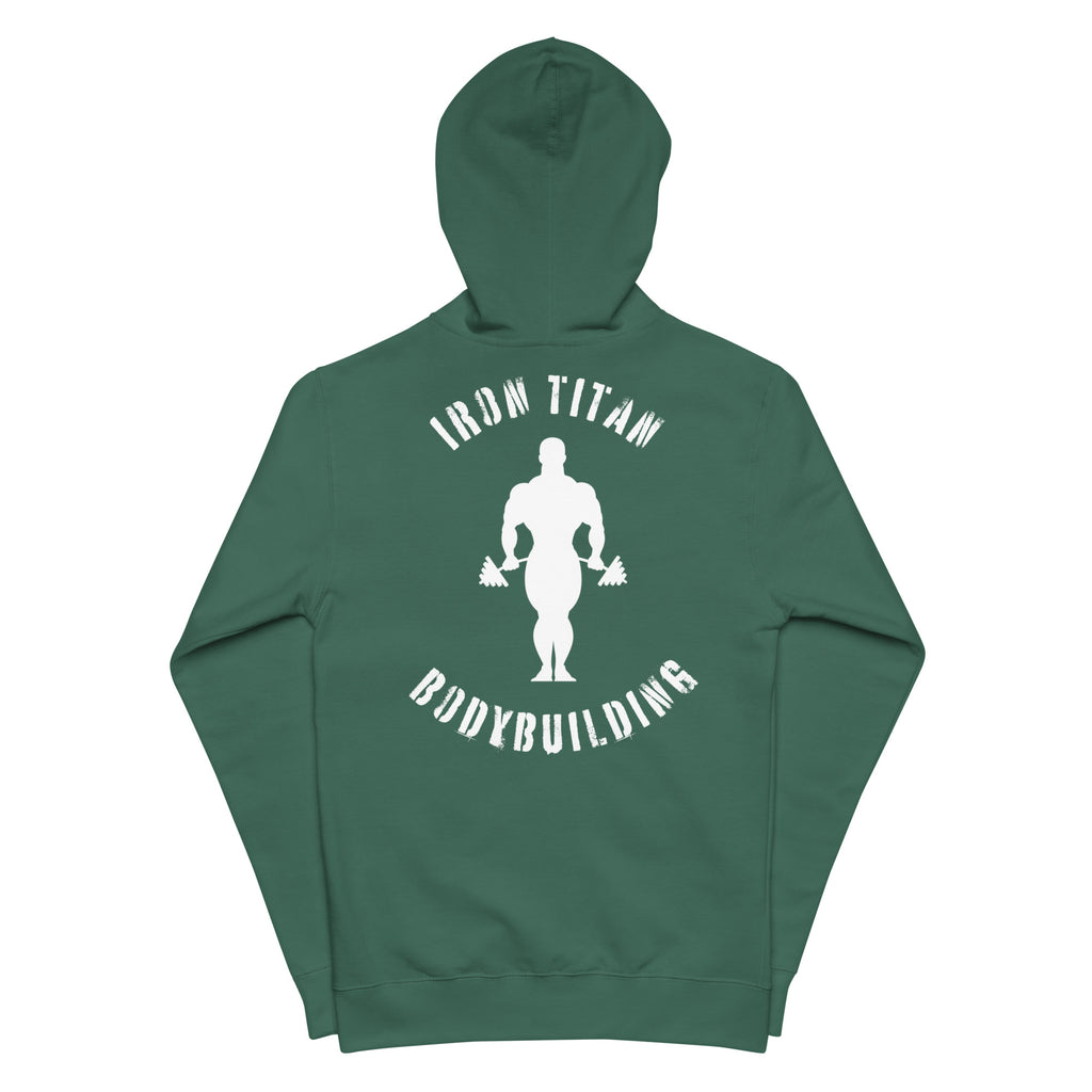 Unisex "IT Bodybuilding" Fleece Zip Up Hoodie