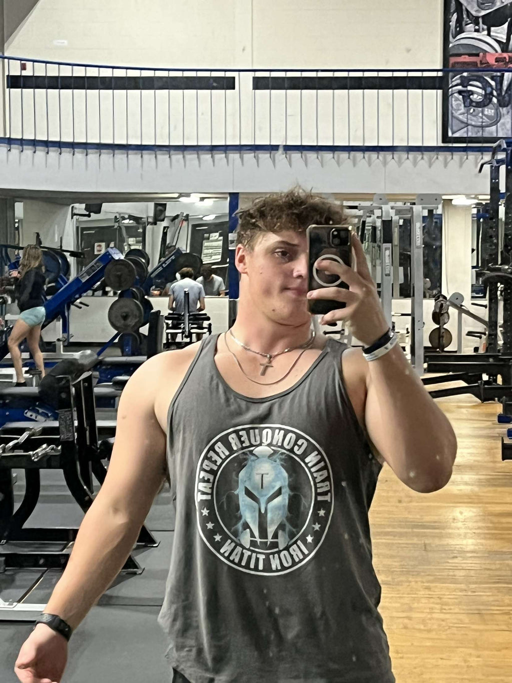 Men's Iron Titan Electric Tank Top