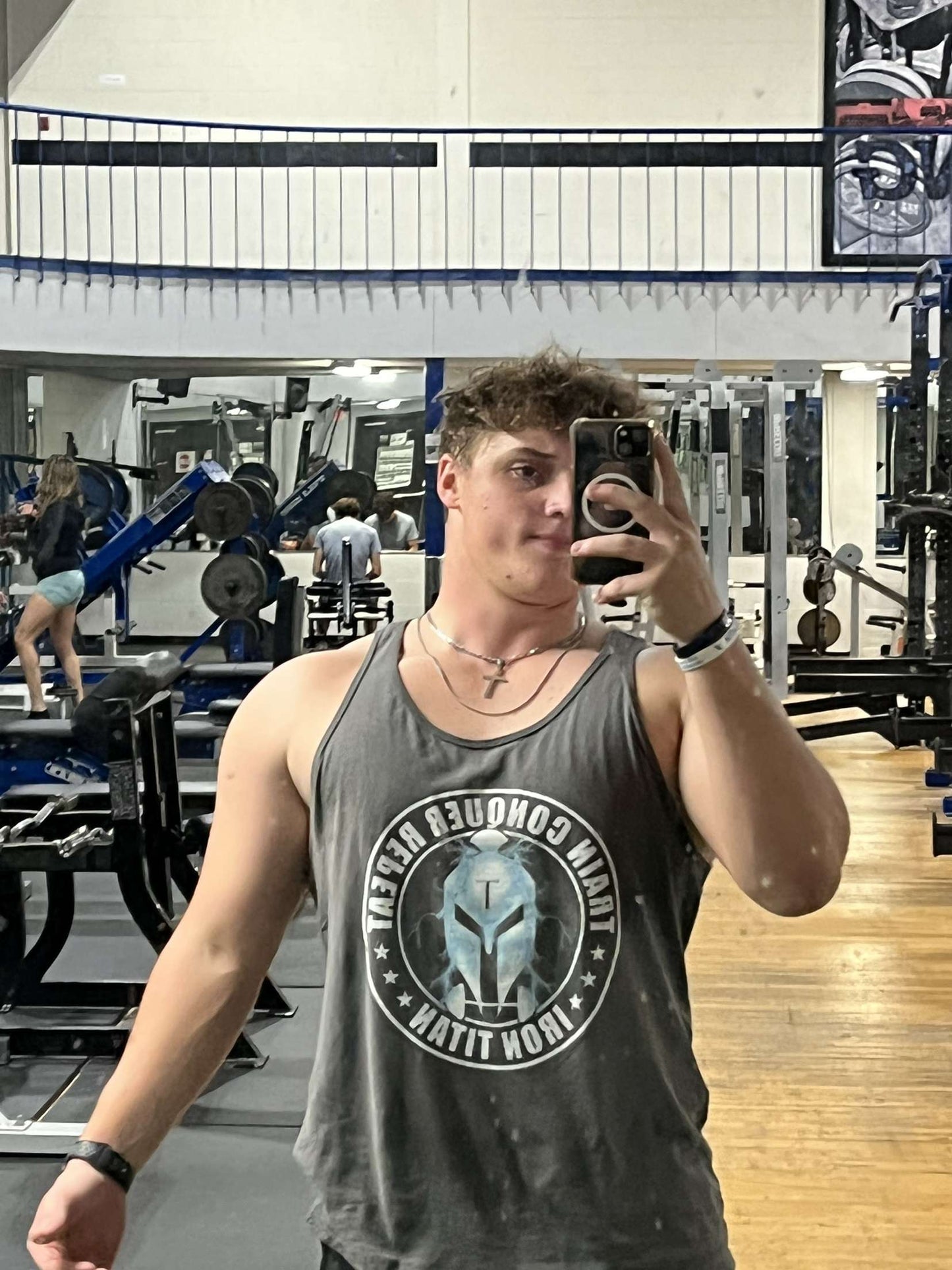 Men's Iron Titan Electric Tank Top