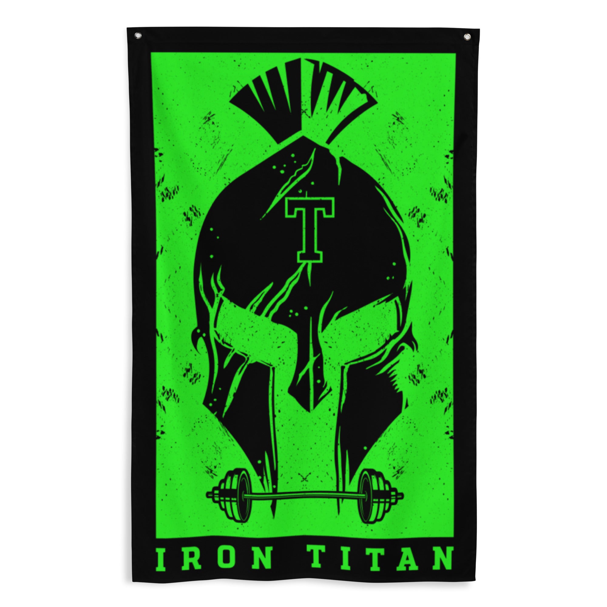 "Time For Battle" Neon Green Edition Flag