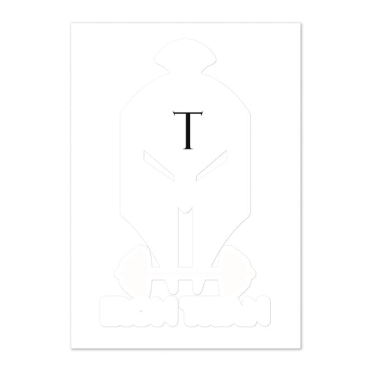 Iron Titan Sticker (White)