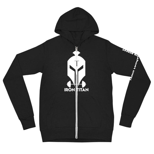 Unisex Iron Titan Zip Up Hoodie