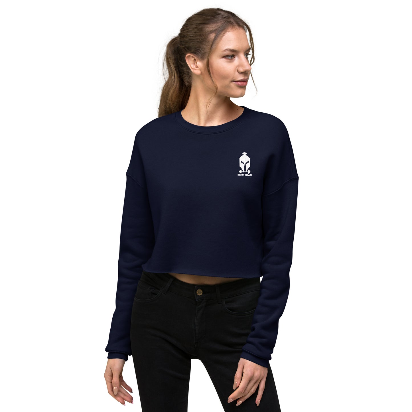 Iron Titan Crop Sweatshirt